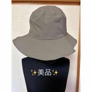 UVカット機能付き洗える帽子　形状記憶　美品！(ハット)