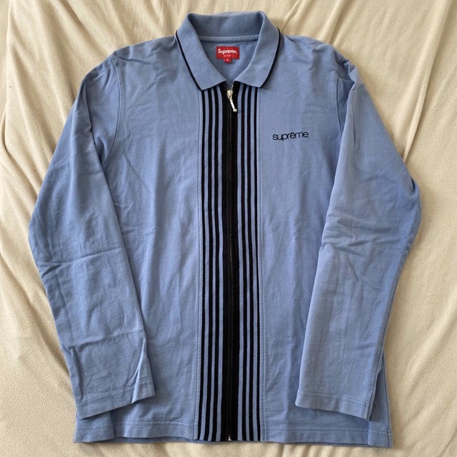 Supreme - supreme Vertical Zip Up L/S Polo Mサイズの通販 by