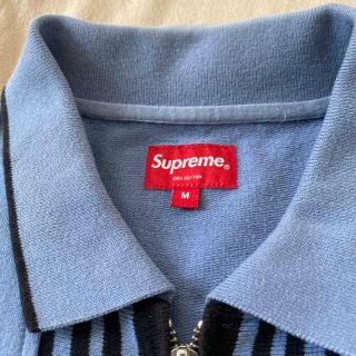 supreme Vertical Zip Up L/S Polo Mサイズ