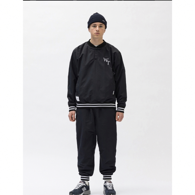 wtaps プルオーバージャケットパンツセットアップ　XL 黒ナイロンジャケット