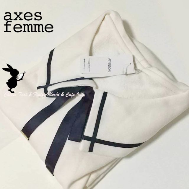 axes femme(アクシーズファム)の※ axes femme POETIQUE 刺繍セーラーカットワンピース レディースのワンピース(ミニワンピース)の商品写真