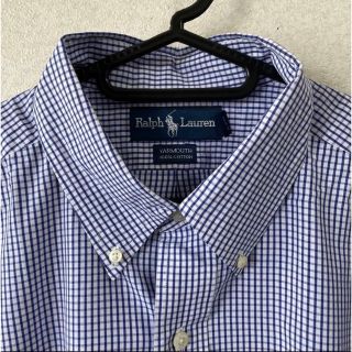 Ralph Lauren - 【美品 90s】ラルフローレン BDシャツ チェック柄 刺繍