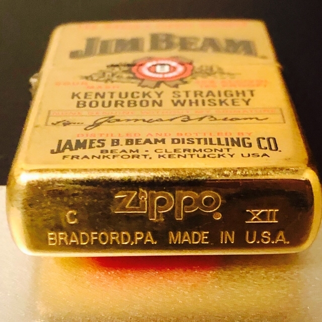 ZIPPO JIM BEAM KENTUCKY BOURBON WHISKEY