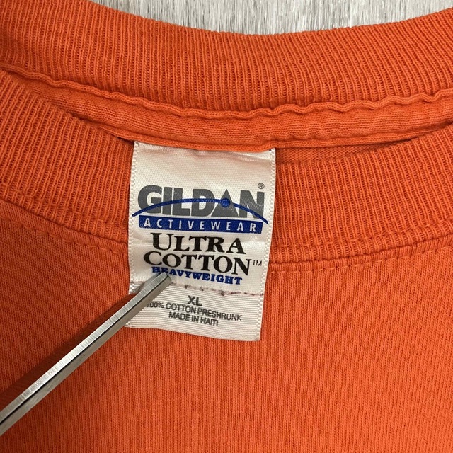 GILDAN(ギルタン)のZ707ギルダン長袖Tシャツバックプリントファイヤーパターン袖プリント メンズのトップス(Tシャツ/カットソー(七分/長袖))の商品写真