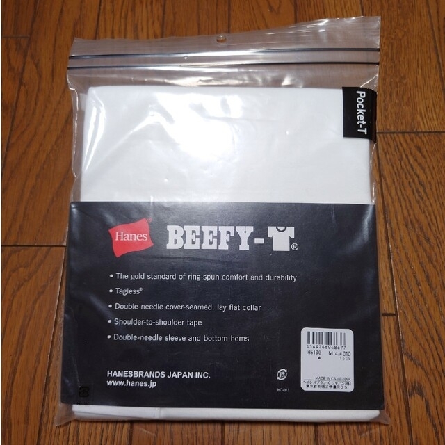 Hanes(ヘインズ)のHanes BEEFY-T ポケットTシャツ M メンズのトップス(Tシャツ/カットソー(半袖/袖なし))の商品写真