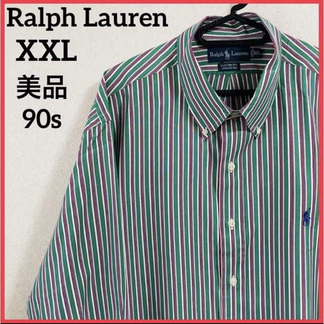 Ralph Lauren - 【美品 90s】ラルフローレン BDシャツ ストライプ 刺繍 ...