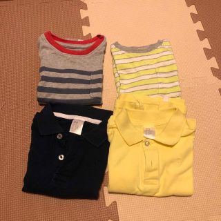 ギャップ(GAP)の半袖Tシャツ2枚&半袖ポロシャツ2枚(Ｔシャツ)