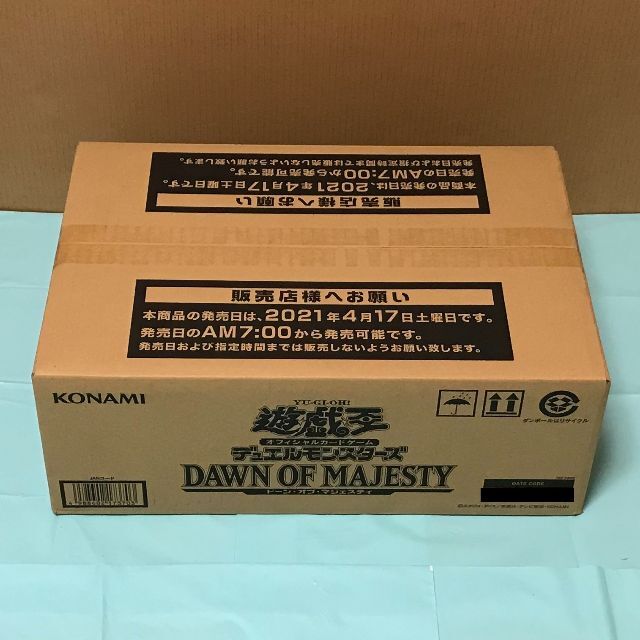 遊戯王 ドーンオブマジェスティ 初回生産版 未開封 1カートン 遊戯王 ドーンオブマジェスティ 初回生産版 未開封 1カートン