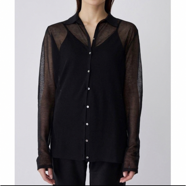 TODAYFUL - ENOF sheer cardigan ブラック イナフ シアーカーディガン ...