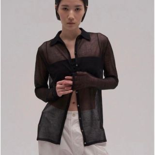 トゥデイフル(TODAYFUL)のENOF sheer cardigan ブラック イナフ シアーカーディガン(カーディガン)