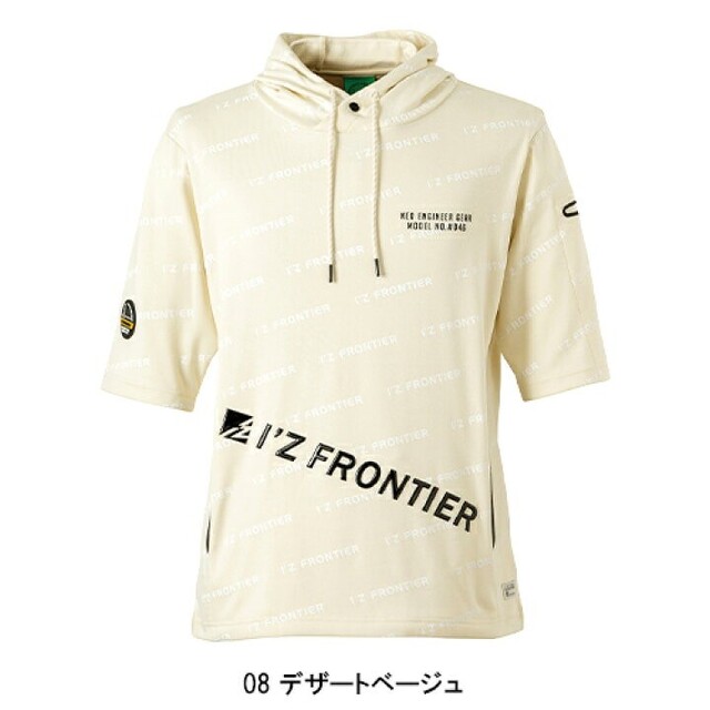 I`Z FRONTIER(アイズフロンティア)の【2023春夏新作】 アイズフロンティア 接触冷感フェイクコットン半袖フーディー その他のその他(その他)の商品写真