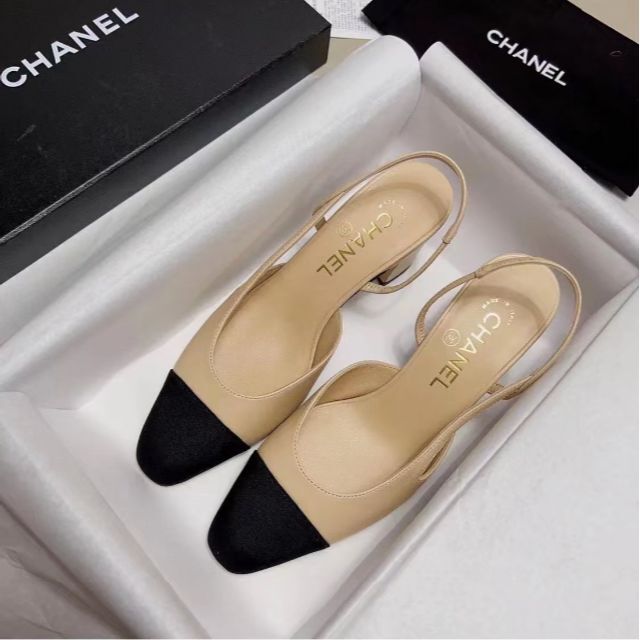 一部予約販売】 - CHANEL シャネル大人気 パンプス36ベージュブラック