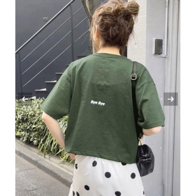 Spick & Span(スピックアンドスパン)の新品FUNG*Spick & Span Cropped Tee レディースのトップス(Tシャツ(半袖/袖なし))の商品写真