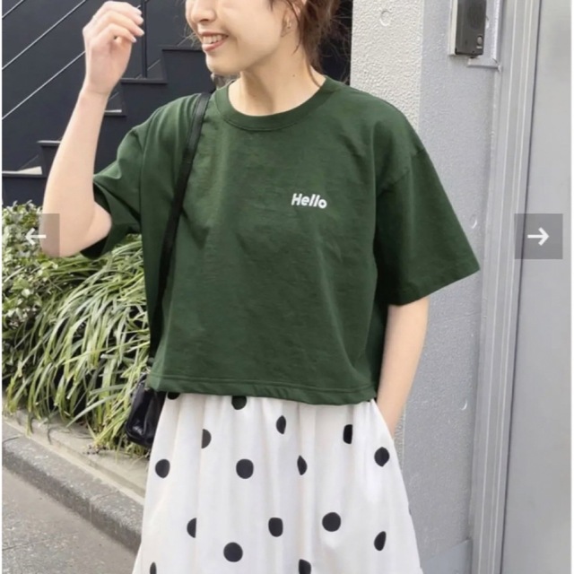 Spick & Span(スピックアンドスパン)の新品FUNG*Spick & Span Cropped Tee レディースのトップス(Tシャツ(半袖/袖なし))の商品写真