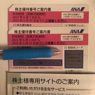 ANA 全日空　株主優待券　2枚(その他)