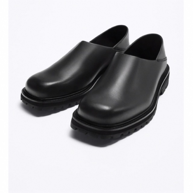 ZARA(ザラ)のzara vibram レザーミュール メンズの靴/シューズ(ブーツ)の商品写真