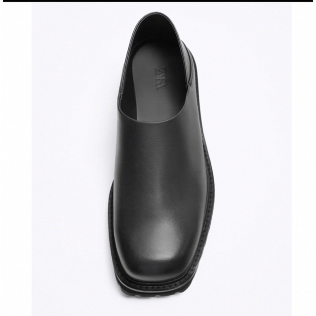 ZARA(ザラ)のzara vibram レザーミュール メンズの靴/シューズ(ブーツ)の商品写真