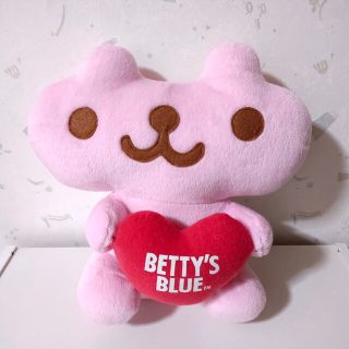 ベティーズブルー(BETTY'S BLUE)のベティーズブルー ぬいぐるみ BETTY'S BLUE ピンク　キャラクター(キャラクターグッズ)