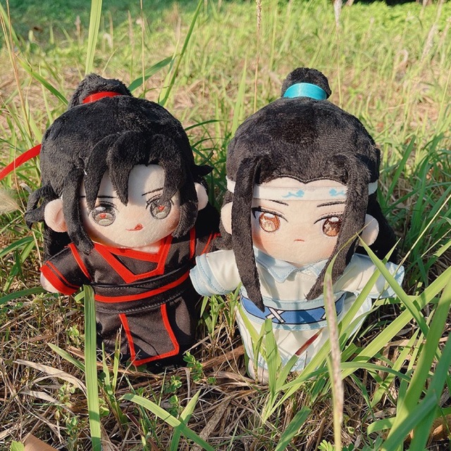 魔道祖師 魏無羨 藍忘機 着せ替えぬいぐるみ 20cm 2点セット バラ 魔道祖師 魏無羨 藍忘機 着せ替えぬいぐるみ 20cm 2点セット バラ
