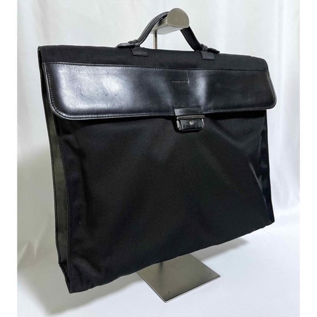 【希少】GIORGIO ARMANI アルマーニ ビジネス ブリーフケース 美品 | フリマアプリ ラクマ