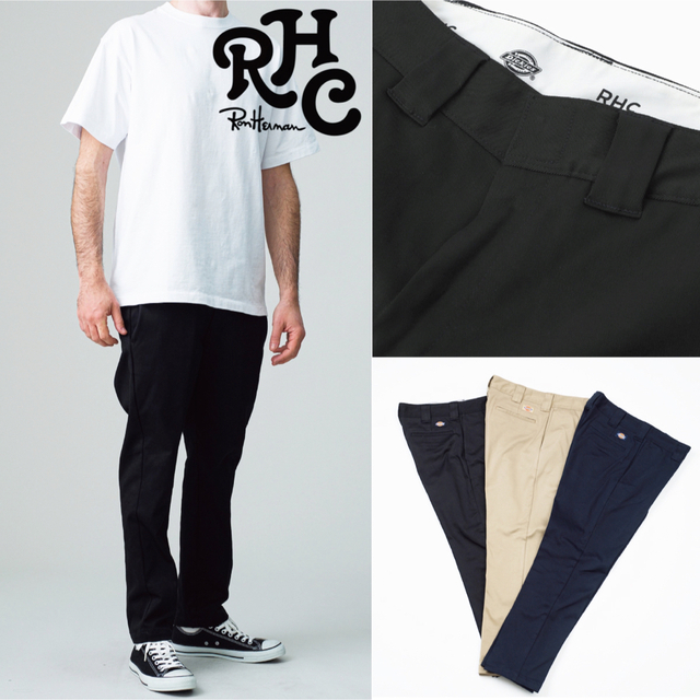【PickUp掲載】RHC × DICKIES ストレッチ スリム ワークパンツ | フリマアプリ ラクマ