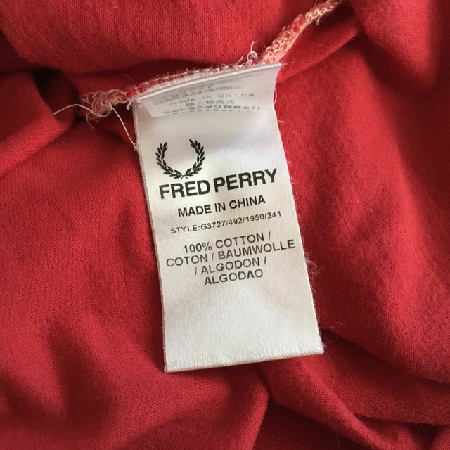 FRED PERRY(フレッドペリー)のフレッドペリー★3カラーワンピース★暖色トリコロールミニワンピ★チュニック★36 レディースのワンピース(ミニワンピース)の商品写真