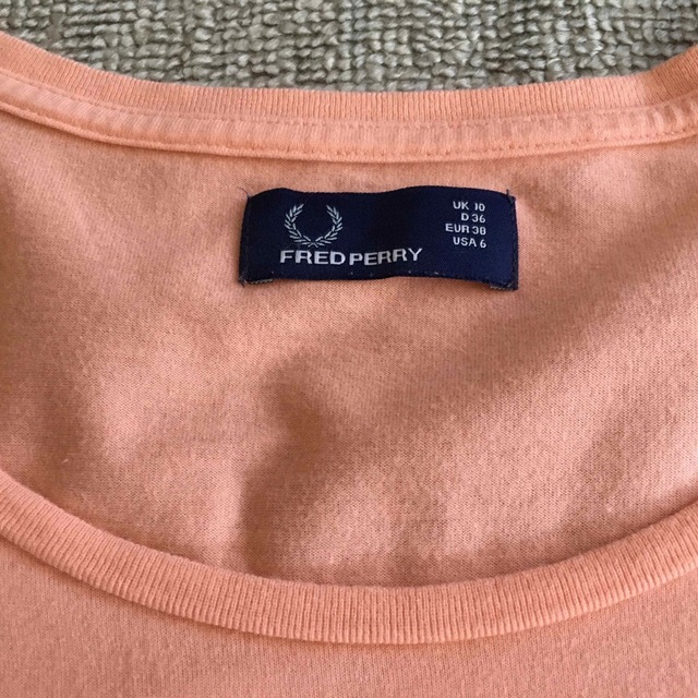 FRED PERRY(フレッドペリー)のフレッドペリー★3カラーワンピース★暖色トリコロールミニワンピ★チュニック★36 レディースのワンピース(ミニワンピース)の商品写真