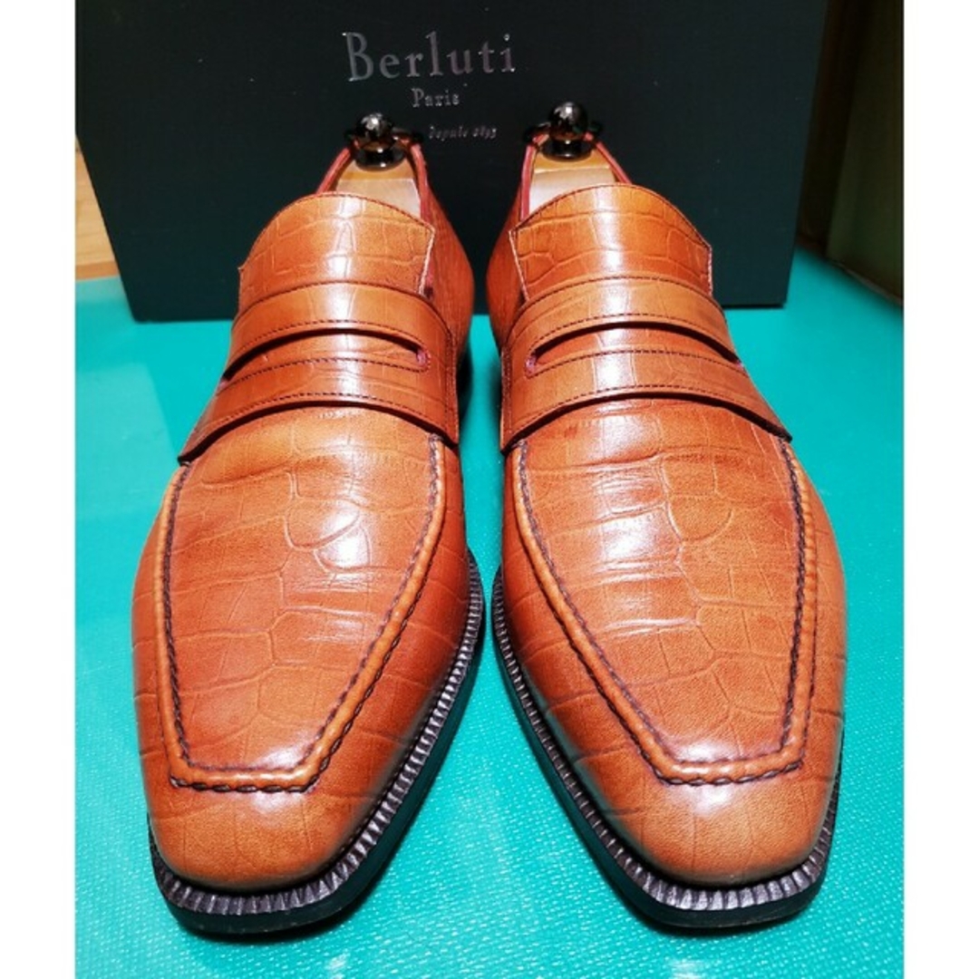 【美品・希少】ベルルッティ Berluti　アンディ Andy　ブラウン　5.5