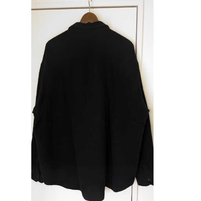 COMOLI - COMOLI 縮絨ウール ハーフジップシャツ サイズ3 22AW COMOLI - COMOLI 縮絨ウール ハーフジップシャツ サイズ3 22AW