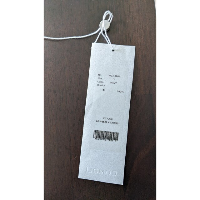 COMOLI - COMOLI 縮絨ウール ハーフジップシャツ サイズ3 22AW COMOLI - COMOLI 縮絨ウール ハーフジップシャツ サイズ3 22AW