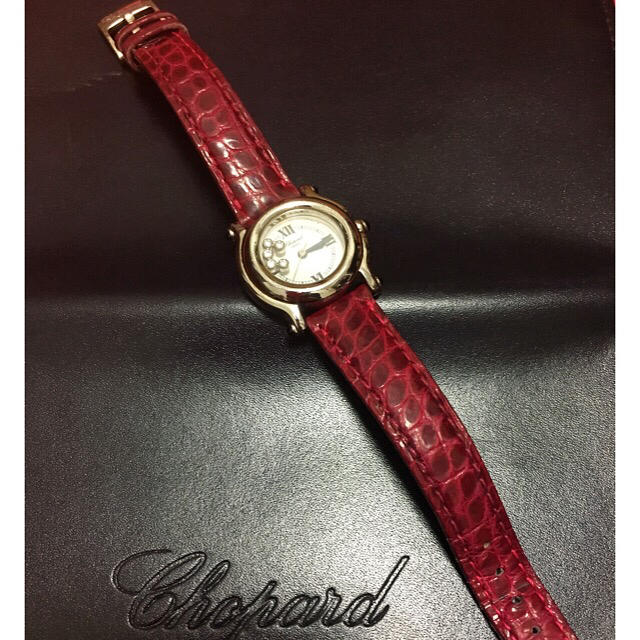 最新作の レディース ショパール yuri - Chopard ハッピースポーツ chopard 中古 腕時計