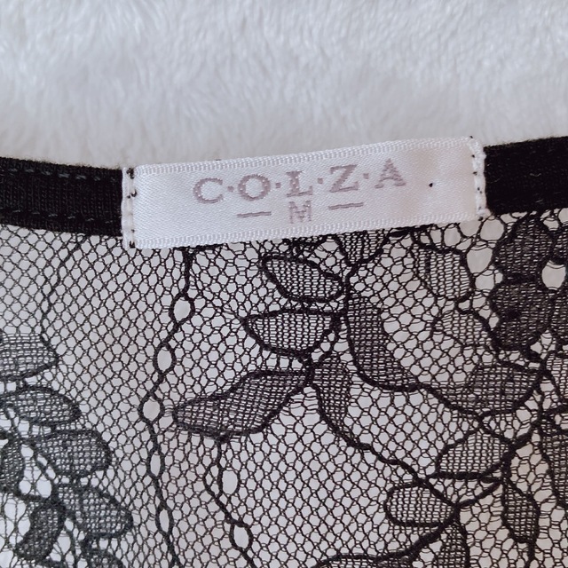 COLZA(コルザ)のコルザ 半袖 チュールレース ボタニカル トップス M レディースのトップス(その他)の商品写真