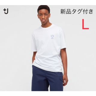 ユニクロ(UNIQLO)のプラスj スーピマコットンプリントT（半袖）(Tシャツ/カットソー(半袖/袖なし))