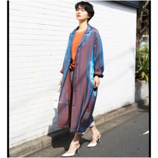 Ameri VINTAGE - Ameri IRIDESCENT COLOR SPRING COAT