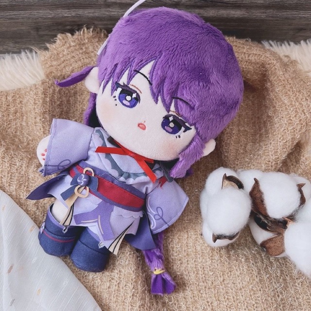 原神 雷電将軍 着せ替えぬいぐるみ 20cm 服付き 原神 雷電将軍 着せ替えぬいぐるみ 20cm 服付き