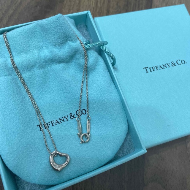 Tiffany & Co.(ティファニー)のティファニー　オープンハートペンダント レディースのアクセサリー(ネックレス)の商品写真