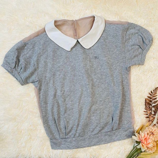 美品 希少 バーバリーブルーレーベル ホースマーク入り トップス Tシャツ