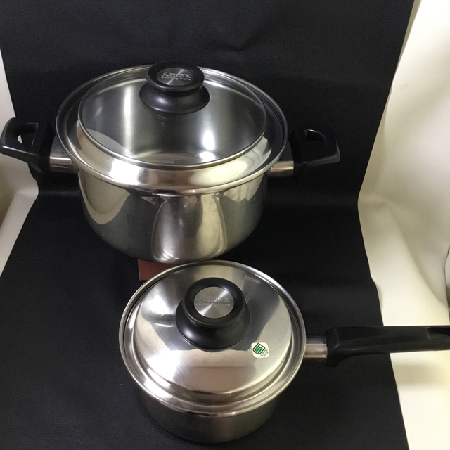 Amway - AMEX cooking ware ステンレス鍋 両手鍋 片手鍋の通販 by ふー