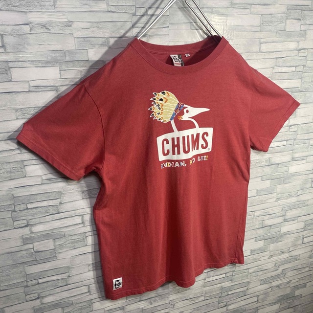 CHUMS(チャムス)のCHUMS チャムス　プリントTシャツ　ビーズ刺繍　古着　XL メンズのトップス(Tシャツ/カットソー(半袖/袖なし))の商品写真