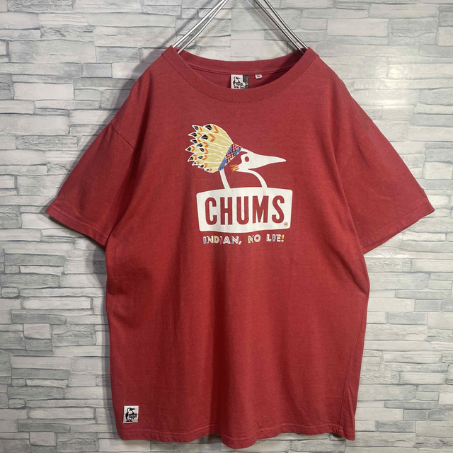 CHUMS(チャムス)のCHUMS チャムス　プリントTシャツ　ビーズ刺繍　古着　XL メンズのトップス(Tシャツ/カットソー(半袖/袖なし))の商品写真