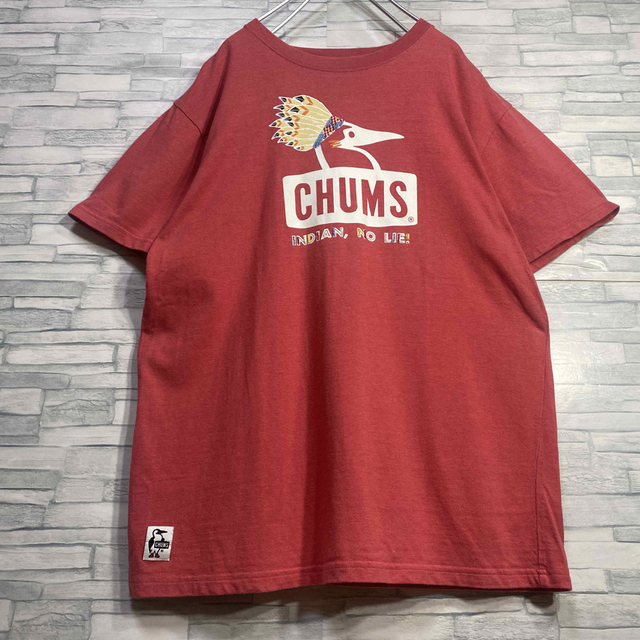 CHUMS(チャムス)のCHUMS チャムス　プリントTシャツ　ビーズ刺繍　古着　XL メンズのトップス(Tシャツ/カットソー(半袖/袖なし))の商品写真