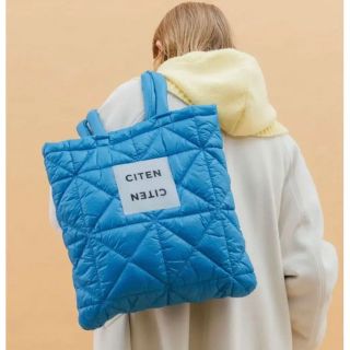 ユナイテッドアローズ(UNITED ARROWS)のCITEN パデッドトートバッグ　コバルト(トートバッグ)