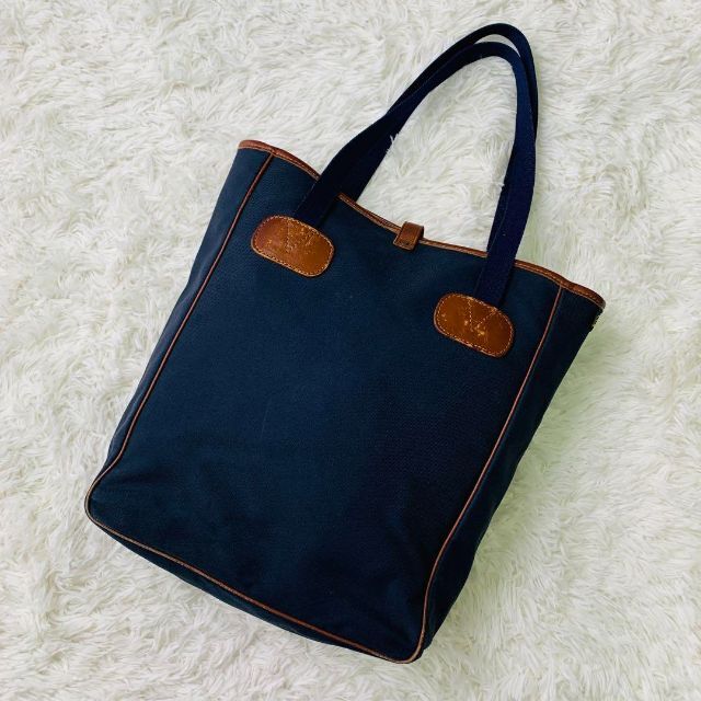 【ブレディー】A4収納 トートバッグ キャンバス レザー ハンド カバン 通学
