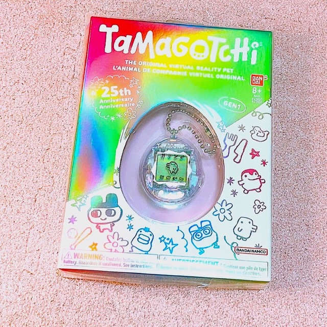 新品・未開封】25th アニバーサリーたまごっち オーロラスケルトン 新品・未開封】25th アニバーサリーたまごっち オーロラスケルトン
