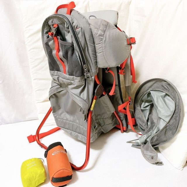 モンベル ベビーキャリア サンシェード レインカバー背負子 親子登山