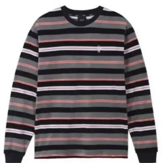 ハフ(HUF)のハフ HUF ベロア スウェット ボーダー ロンT 長袖 tシャツ(Tシャツ/カットソー(七分/長袖))