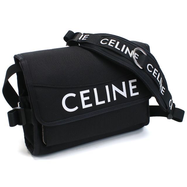 celine(セリーヌ)のセリーヌ ロゴショルダーバッグ ブラック ナイロン レディースのバッグ(ショルダーバッグ)の商品写真