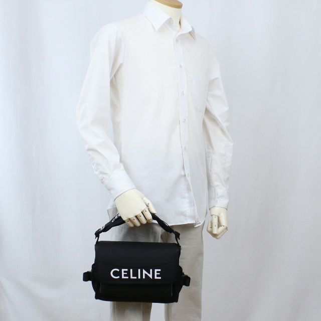 celine(セリーヌ)のセリーヌ ロゴショルダーバッグ ブラック ナイロン レディースのバッグ(ショルダーバッグ)の商品写真