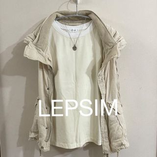 レプシィム(LEPSIM)のLEPSIM エチケットデイリーノースリーブ　Mサイズ(カットソー(半袖/袖なし))