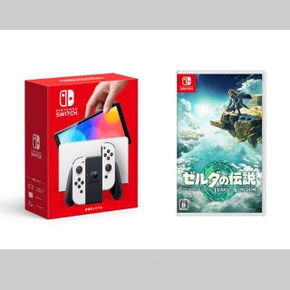 ニンテンドウ(任天堂)のNintendo Switch有機ELモデル＋ ゼルダの伝説 (家庭用ゲーム機本体)